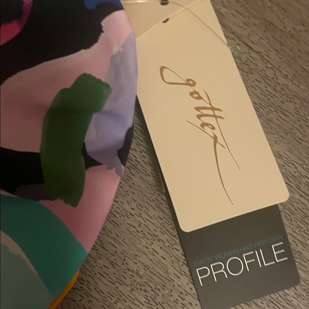 New Gottex Multicolor Floral Bikini size 14 - Picture 10 of 13